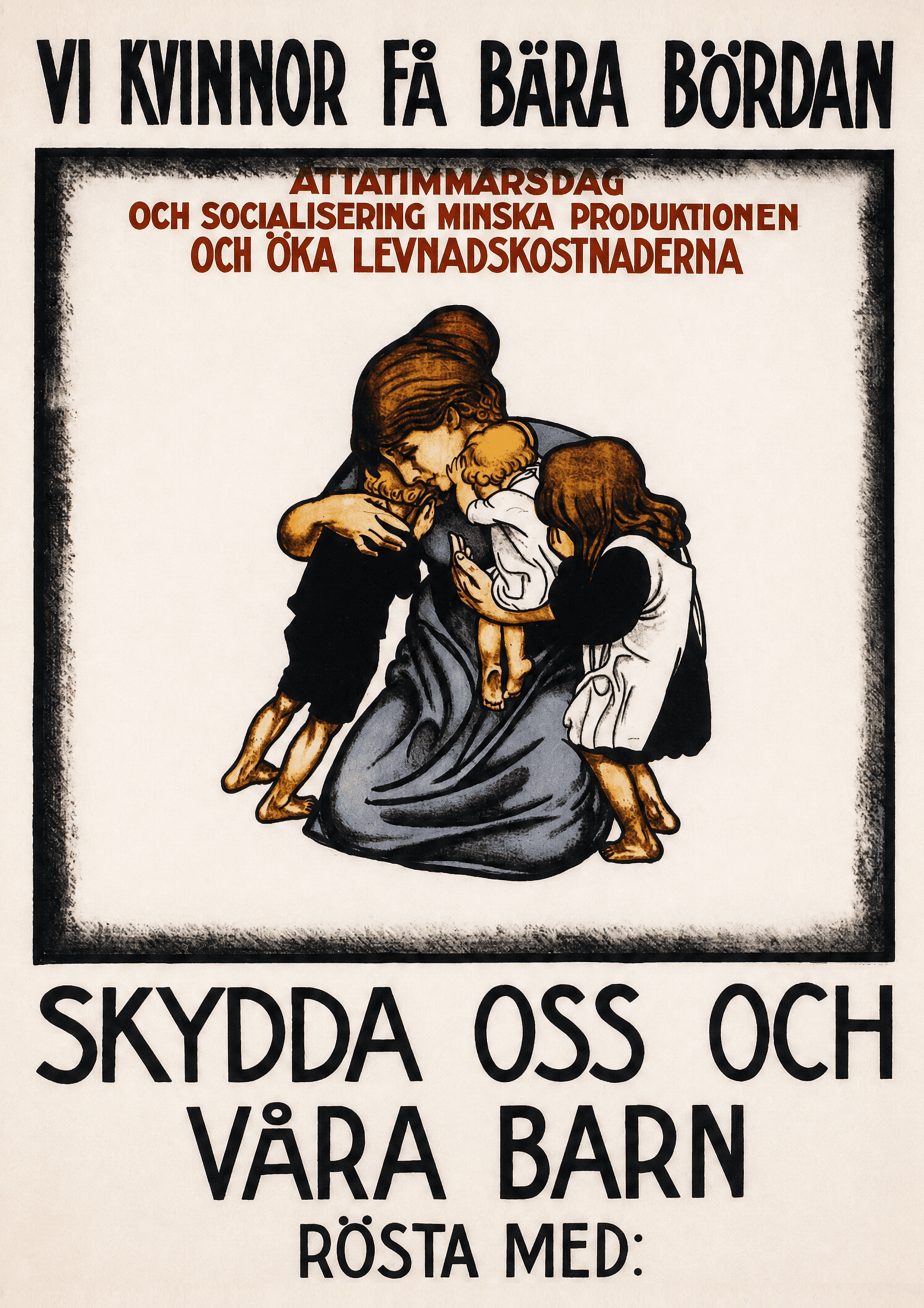 Vi kvinnor få bära bördan