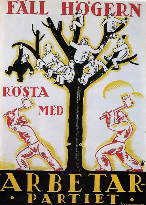 Fäll högern - rösta med Arbetarpartiet