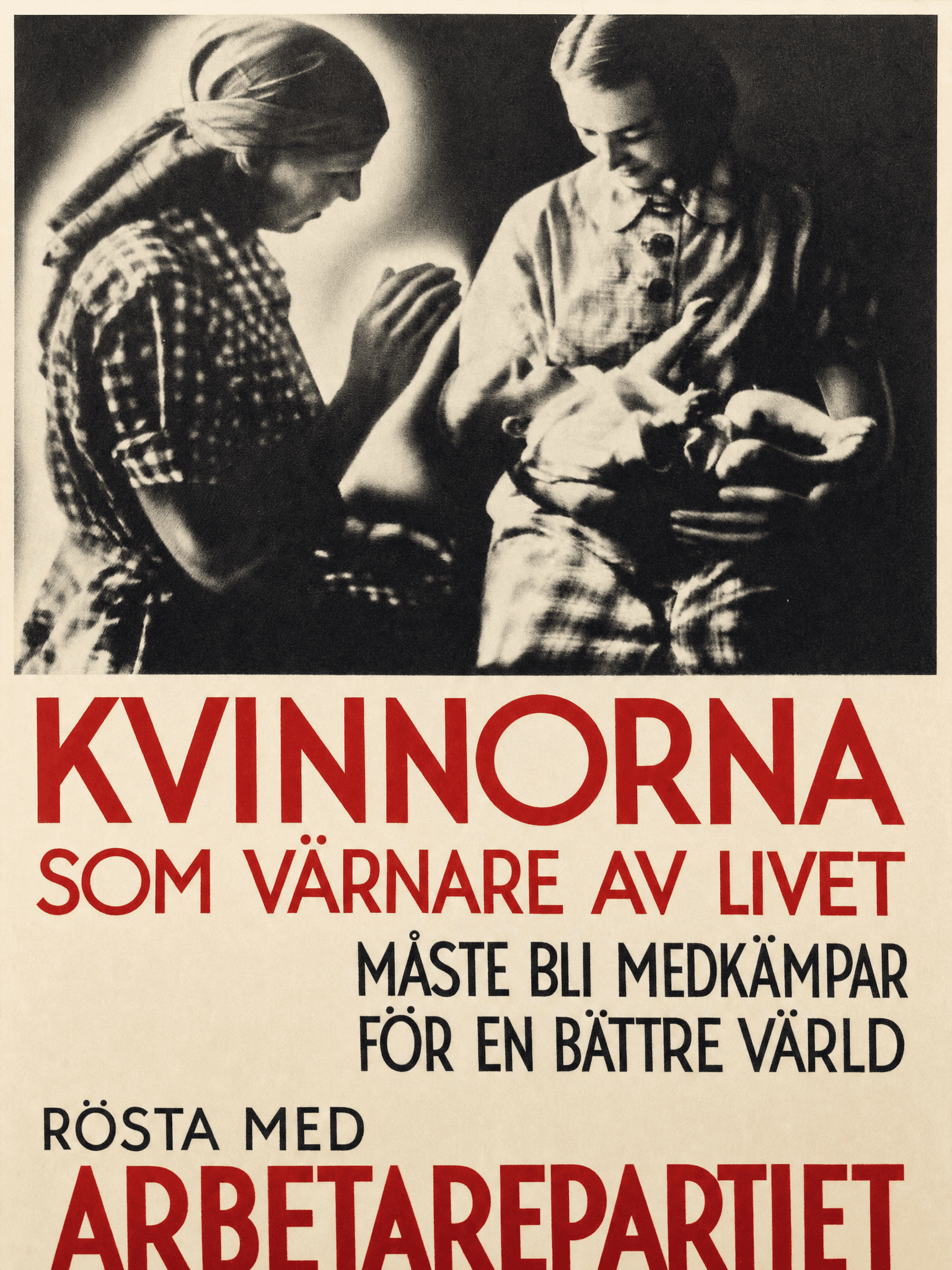 Kvinnorna som värnare av livet måste bli medkämpar för en bättre värld