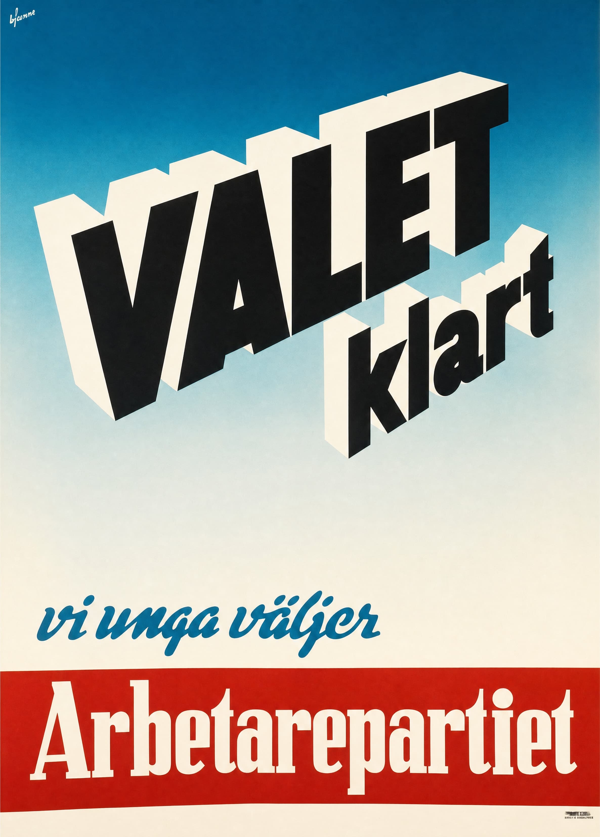 Valet klart - vi unga väljer Arbetarepartiet