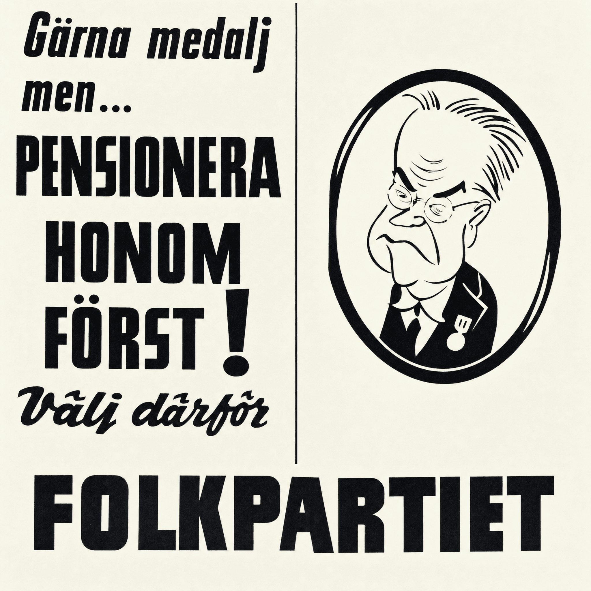 Gärna medalj men... Pensionera honom först!