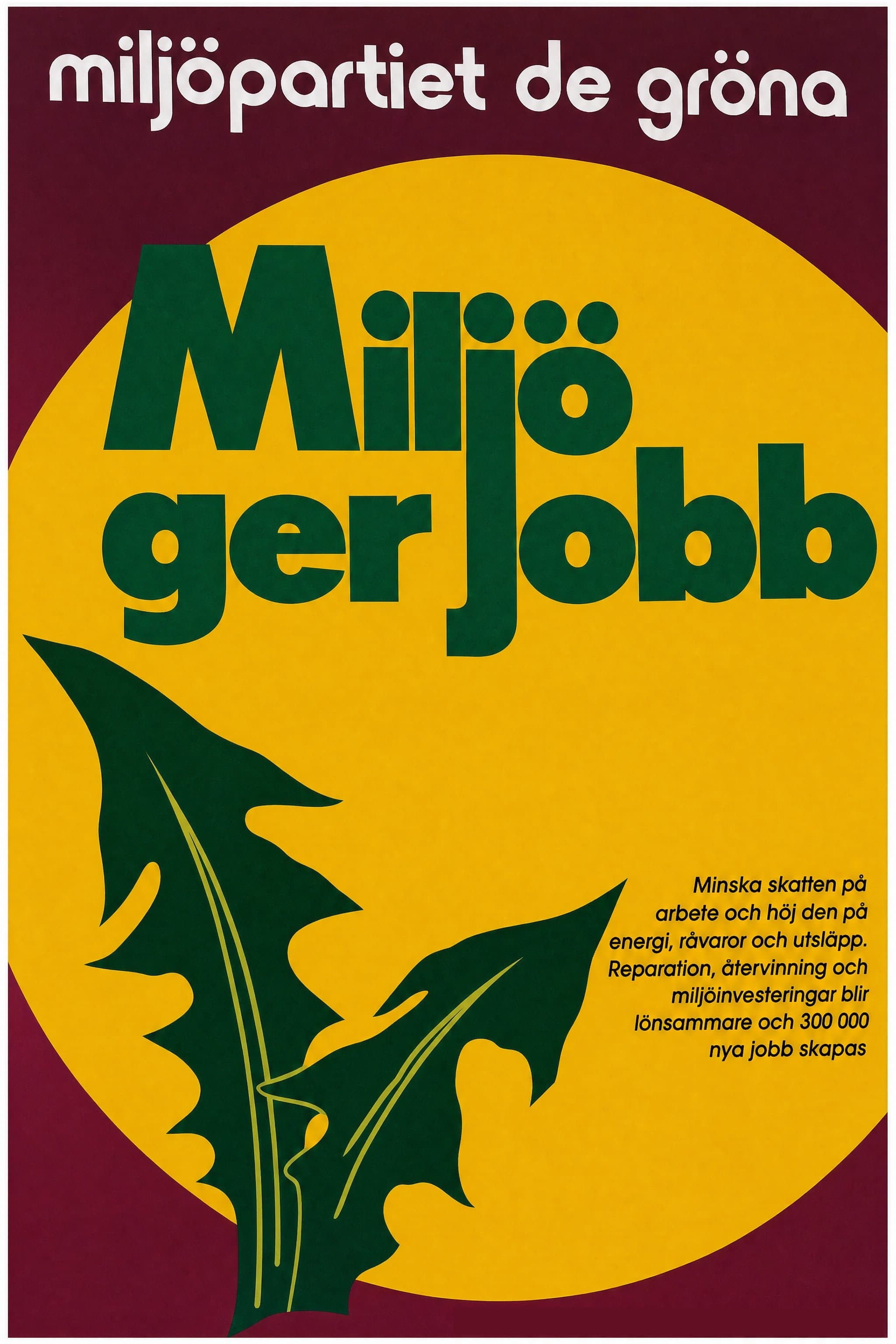 Miljö ger jobb