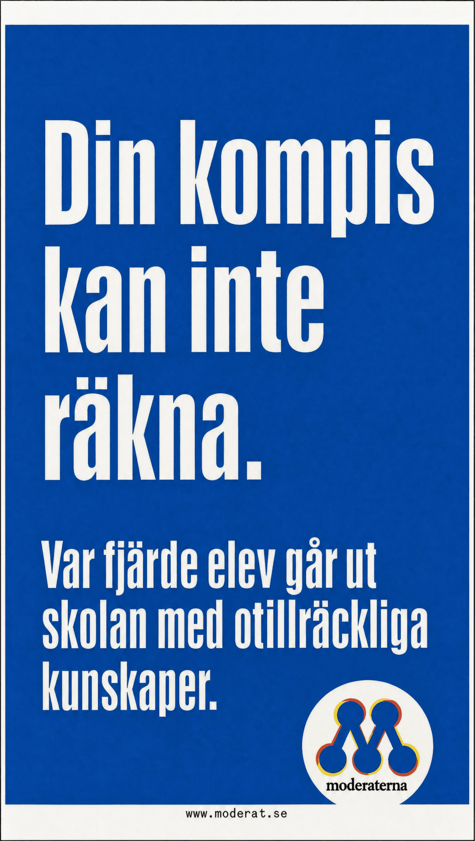Din kompis kan inte räkna.