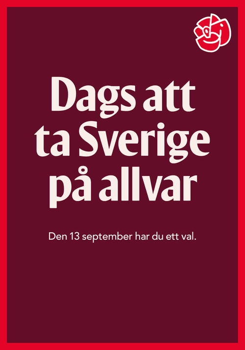 Dags att ta Sverige på allvar (endast text)