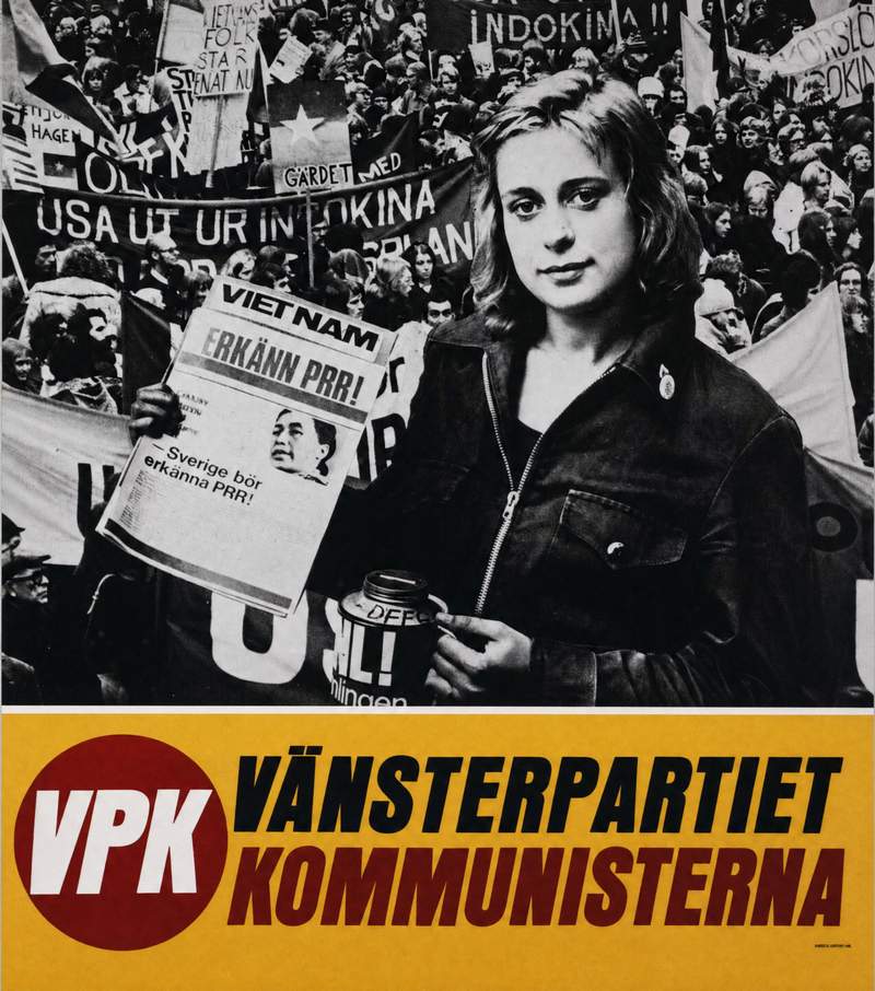 Valaffisch för VPK, 1973.
