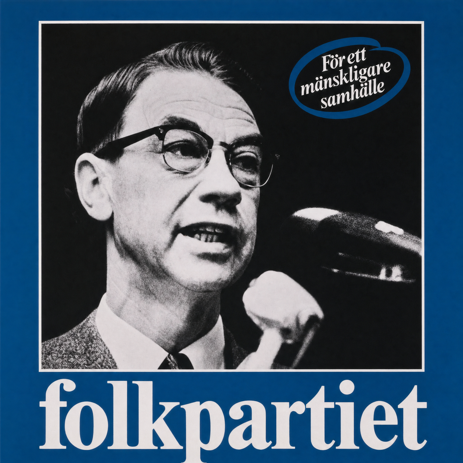 Valaffisch för Folkpartiet, 1979.