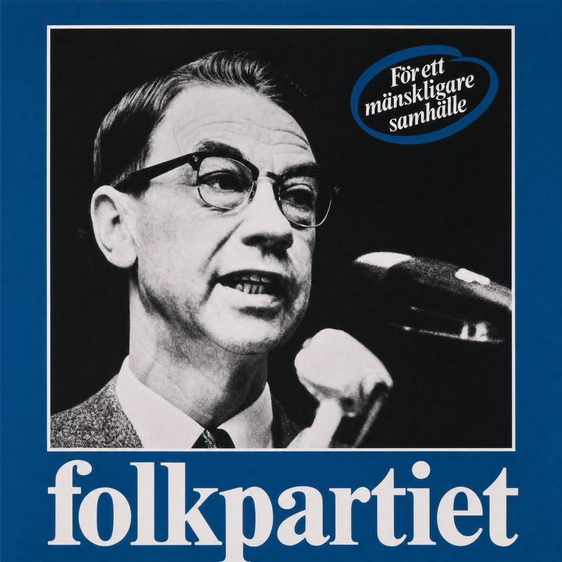 Valaffisch för Folkpartiet, 1979.