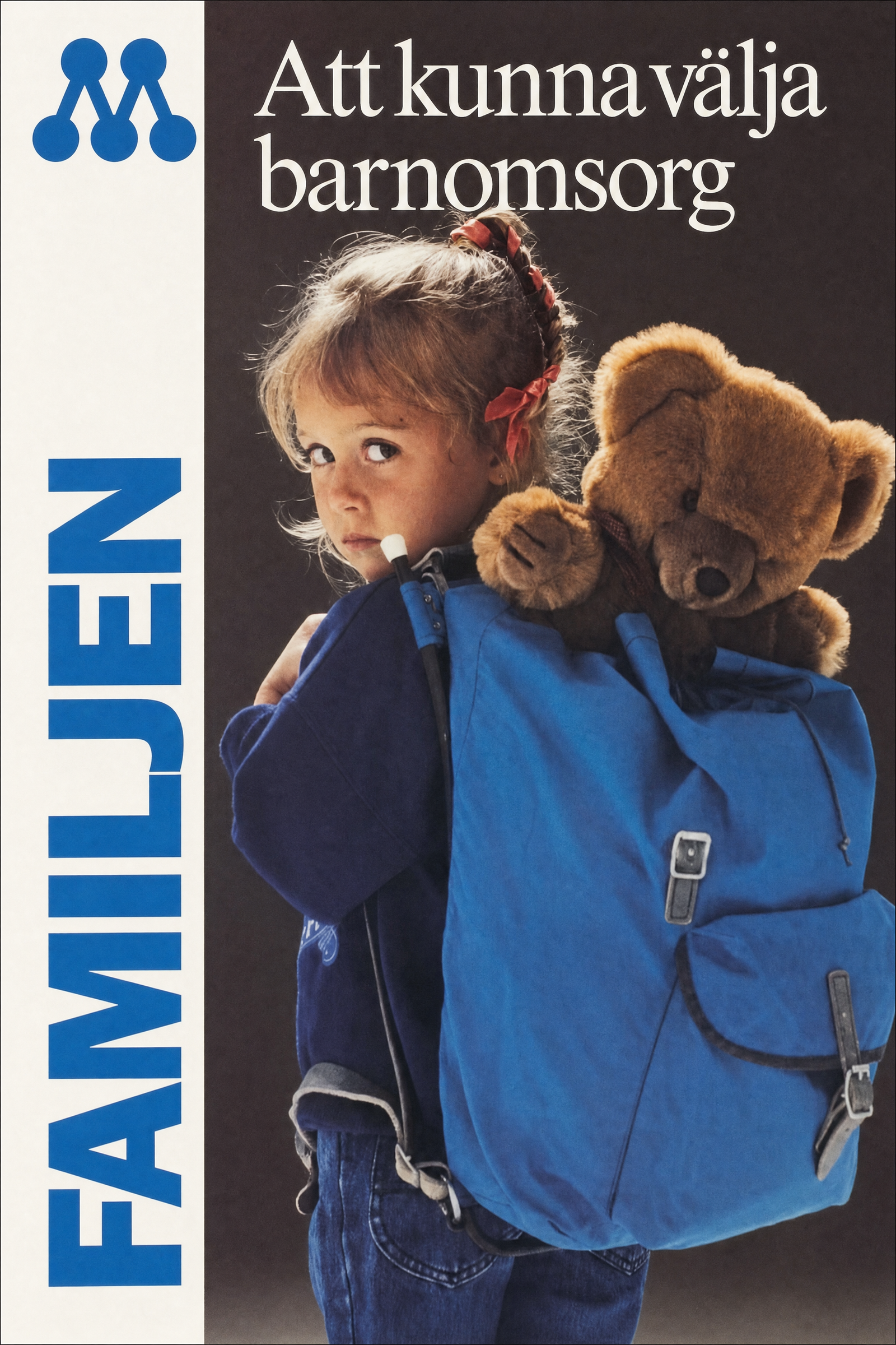 Valaffisch för Moderaterna, 1988.