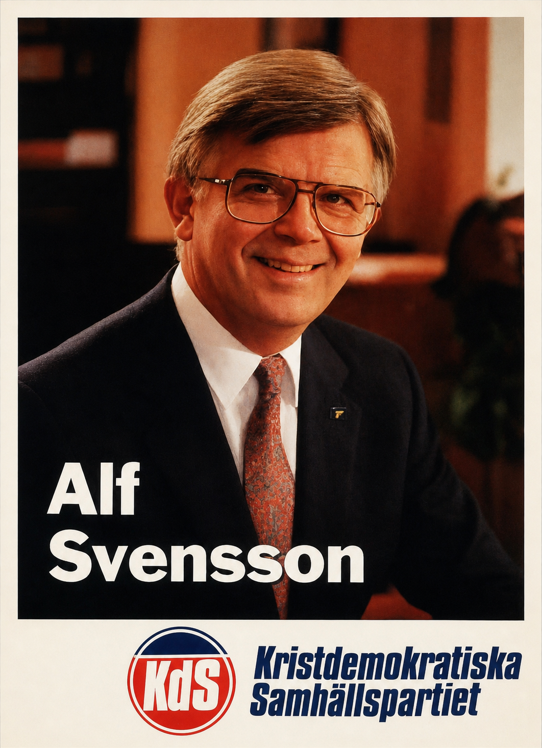 Valaffisch för KDS, 1991.