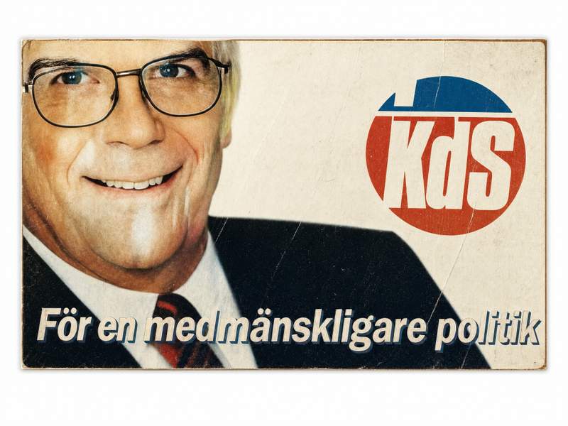 Valaffisch för KDS, 1994.
